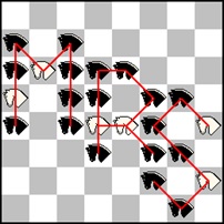 Chess problem diagram