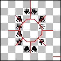 Chess problem diagram